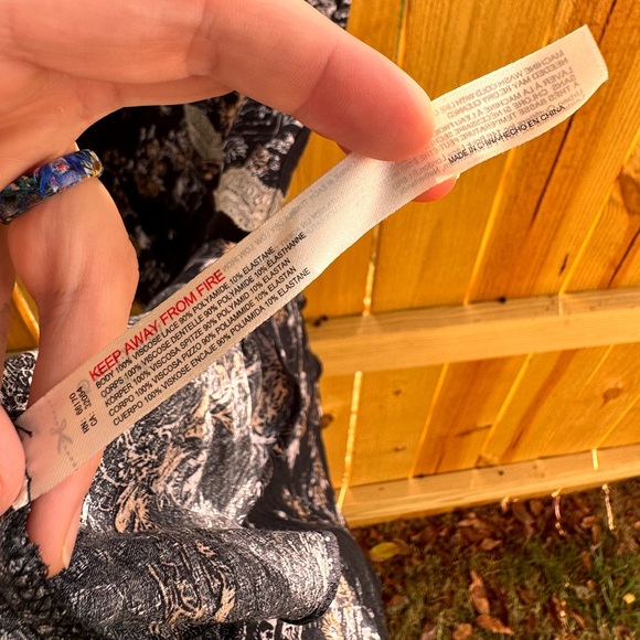 FREE PEOPLE INTIMATELY Slip My Mind Printed Trapeze Dress - Picture 13 of 14